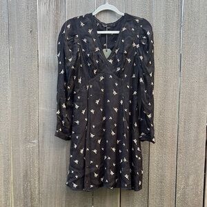 ALL SAINTS ROSSI BAMBOO Women’sDress, NWT.